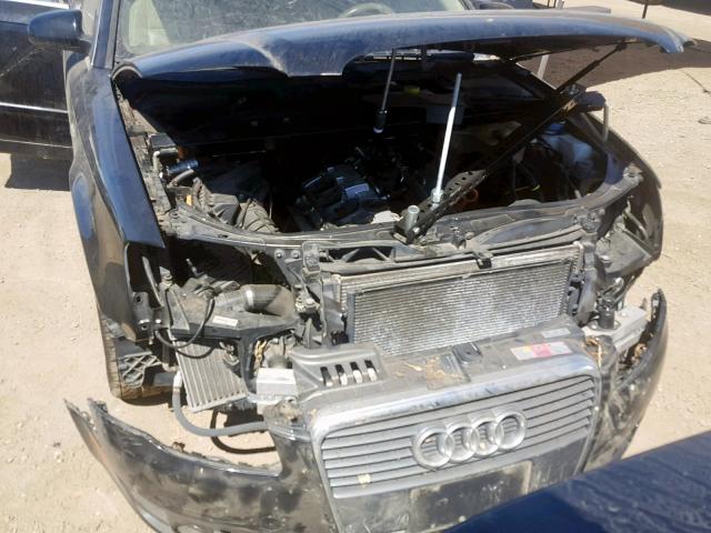 WAUAF68E75A509006 - 2005 AUDI A4 2.0T BLACK photo 9