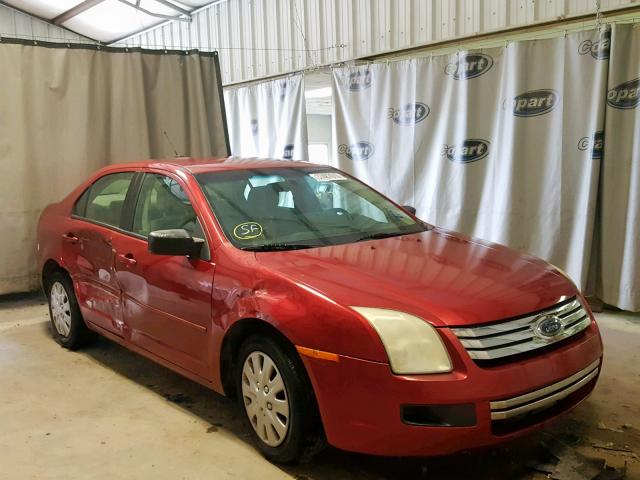 3FAHP06Z37R143514 - 2007 FORD FUSION S RED photo 1