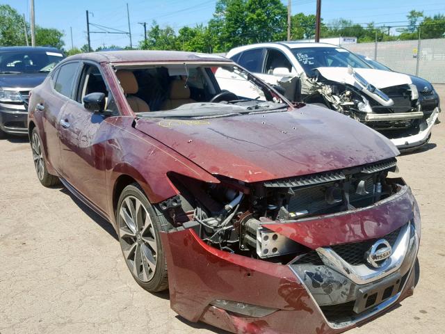 1N4AA6AP2GC412709 - 2016 NISSAN MAXIMA 3.5 MAROON photo 1