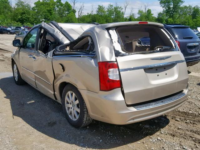 2C4RC1CG2CR362404 - 2012 CHRYSLER TOWN & COU TAN photo 3