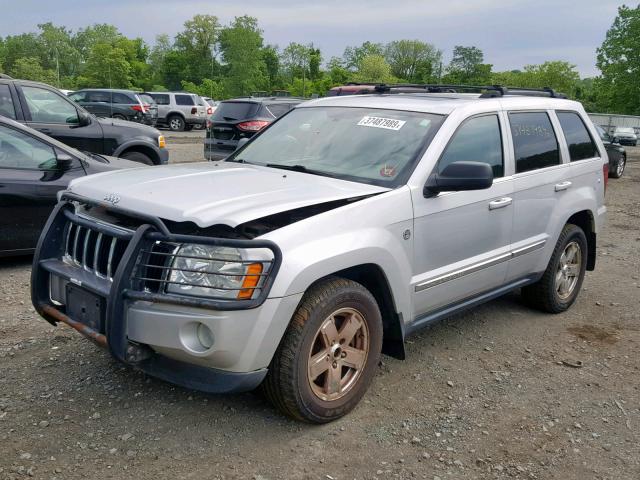 1J4HR58226C135591 - 2006 JEEP GRAND CHER SILVER photo 2