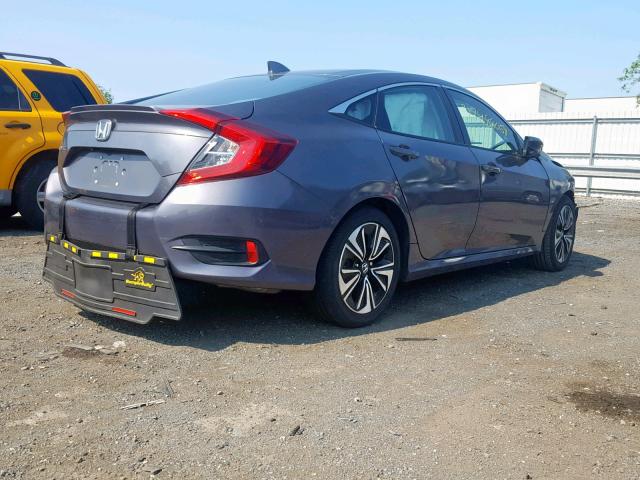 2HGFC1F77HH636399 - 2017 HONDA CIVIC EXL 灰色 照片 4
