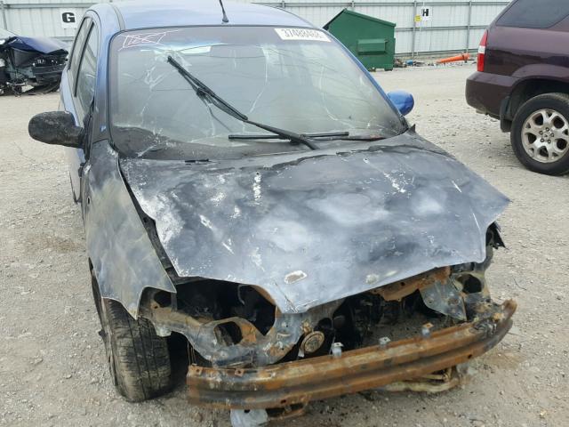 KL1TD66617B739271 - 2007 CHEVROLET AVEO BASE Mavi foto 9