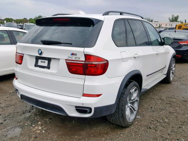 5UXZV8C58D0C14692 - 2013 BMW X5 XDRIVE5 WHITE photo 4