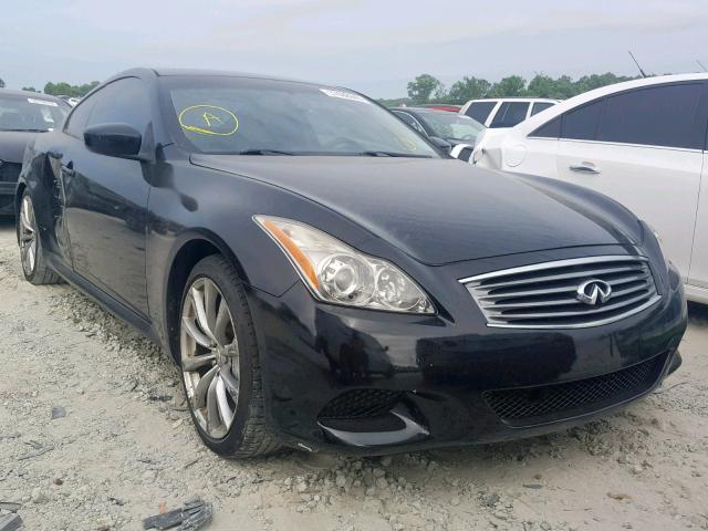 JNKCV64E18M110825 - 2008 INFINITI G37 BASE BLACK photo 1