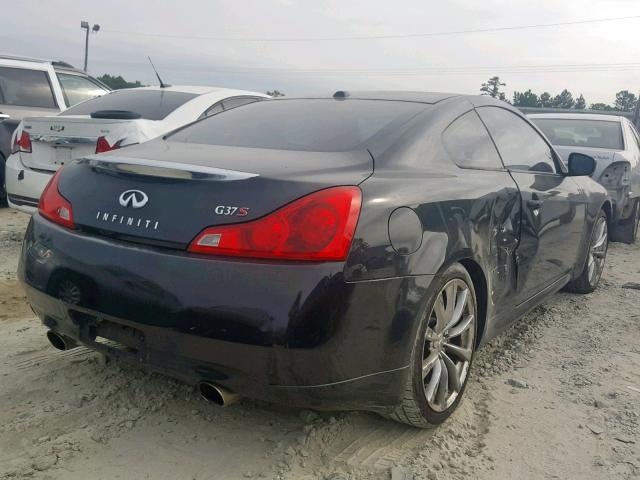 JNKCV64E18M110825 - 2008 INFINITI G37 BASE BLACK photo 4