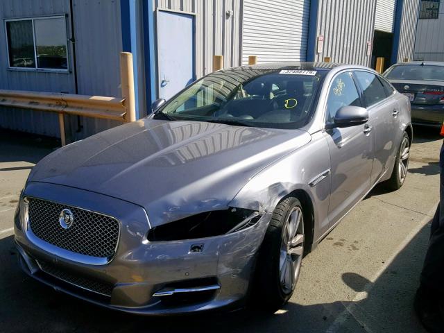 SAJWA2GB1BLV07907 - 2011 JAGUAR XJL GRAY photo 2