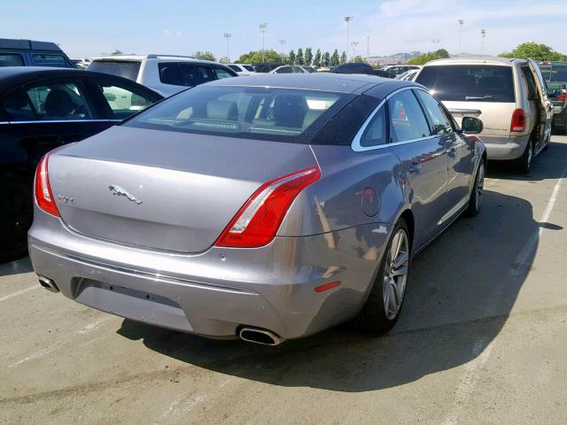 SAJWA2GB1BLV07907 - 2011 JAGUAR XJL GRAY photo 4