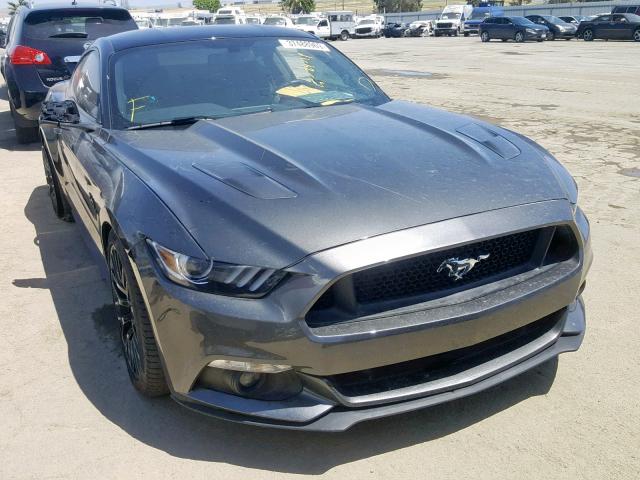 1FA6P8CF0H5277935 - 2017 FORD MUSTANG GT GRAY photo 1