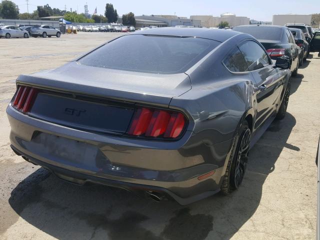 1FA6P8CF0H5277935 - 2017 FORD MUSTANG GT GRAY photo 4