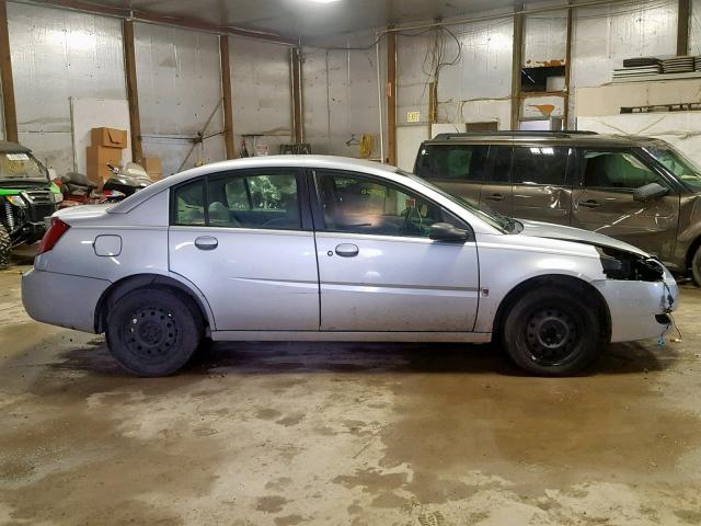 1G8AJ55F77Z181013 - 2007 SATURN ION LEVEL SILVER photo 9