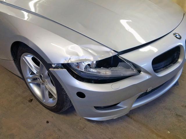5UMBT935X6LE89122 - 2006 BMW M ROADSTER SILVER photo 9