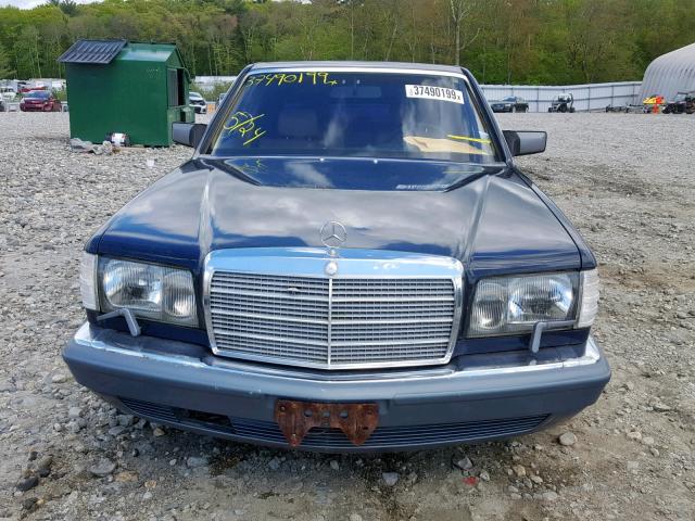 WDBCA35D4GA253834 - 1986 MERCEDES-BENZ 420 SEL BLUE photo 9