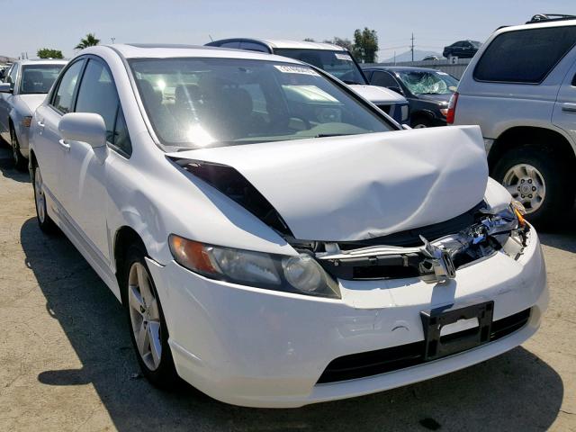 JHMFA16887S005907 - 2007 HONDA CIVIC EX WHITE photo 1