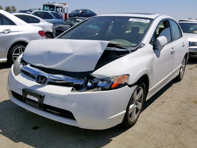JHMFA16887S005907 - 2007 HONDA CIVIC EX WHITE photo 2