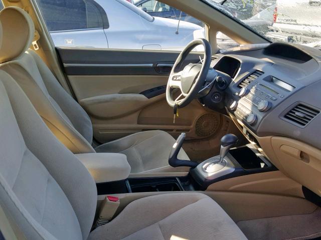 JHMFA16887S005907 - 2007 HONDA CIVIC EX WHITE photo 5