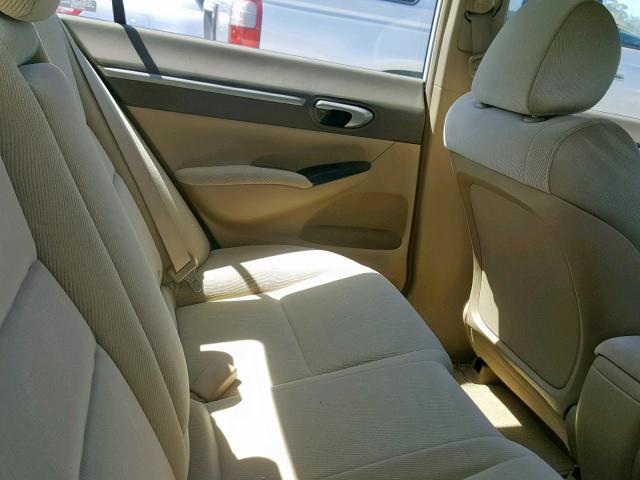 JHMFA16887S005907 - 2007 HONDA CIVIC EX WHITE photo 6