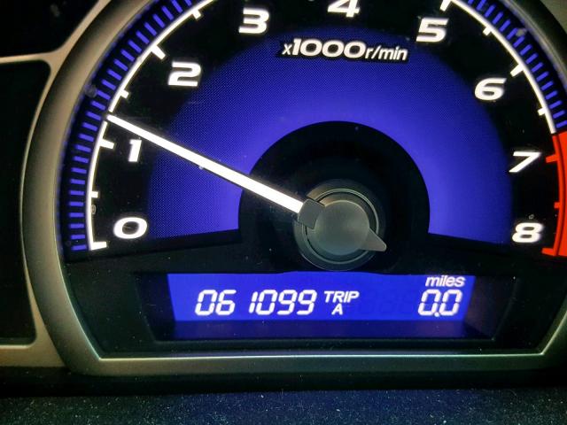 JHMFA16887S005907 - 2007 HONDA CIVIC EX WHITE photo 8