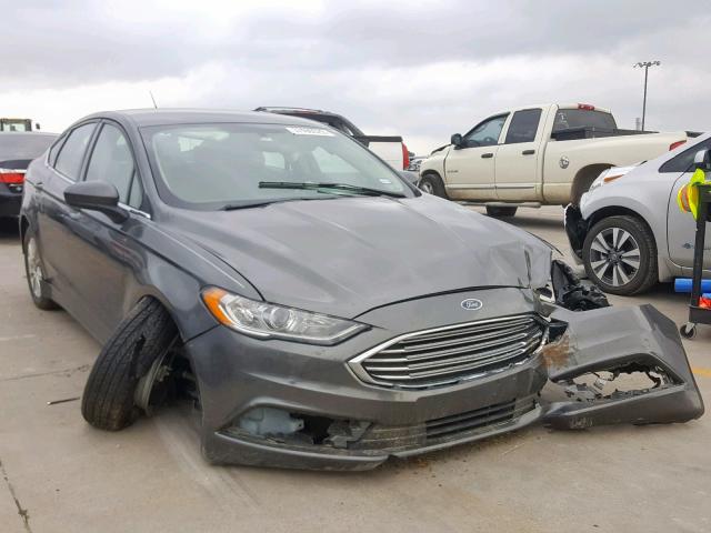 3FA6P0G78HR274069 - 2017 FORD FUSION S CHARCOAL photo 1