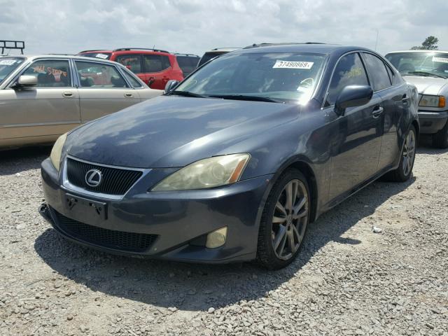 JTHBK262982073051 - 2008 LEXUS IS 250 GRAY photo 2