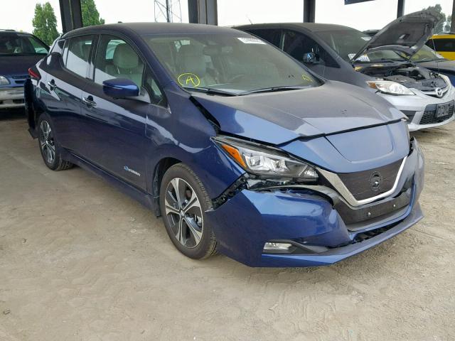 1N4AZ1CP8JC317748 - 2018 NISSAN LEAF S BLUE photo 1