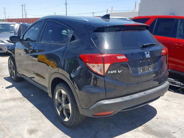 3CZRU5H77JM704764 - 2018 HONDA HR-V EXL BLACK photo 3