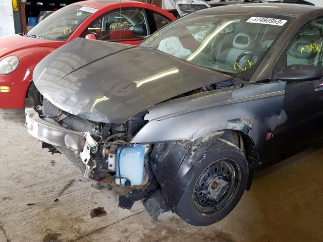 1G8AZ55FX7Z101969 - 2007 SATURN ION LEVEL GRAY photo 10