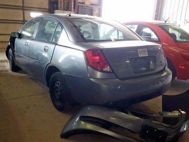 1G8AZ55FX7Z101969 - 2007 SATURN ION LEVEL GRAY photo 3