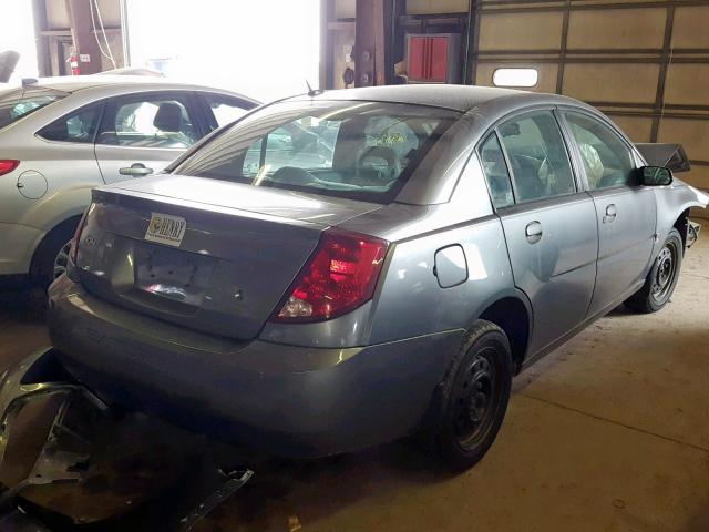 1G8AZ55FX7Z101969 - 2007 SATURN ION LEVEL GRAY photo 4