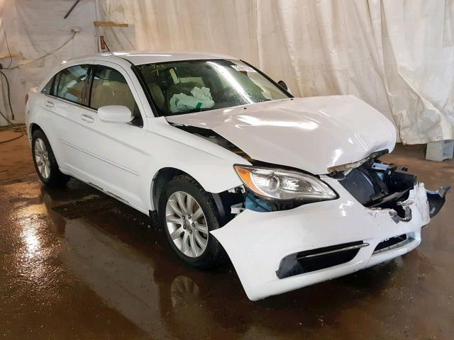 1C3CCBBGXDN703645 - 2013 CHRYSLER 200 TOURIN WHITE photo 1