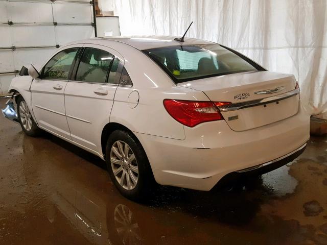 1C3CCBBGXDN703645 - 2013 CHRYSLER 200 TOURIN WHITE photo 3