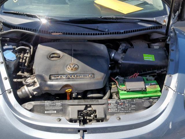 3VWCD21C64M402160 - 2004 VOLKSWAGEN NEW BEETLE ნაცრისფერი ფოტო 7