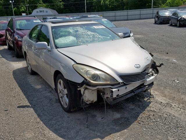 JTHBA30G655085214 - 2005 LEXUS ES 330 CREAM photo 1