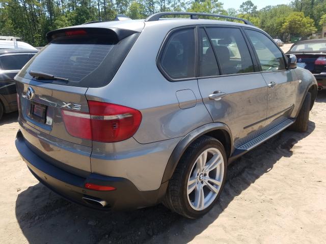 5UXFE8C55AL311889 - 2010 BMW X5 XDRIVE4 GRAY photo 4