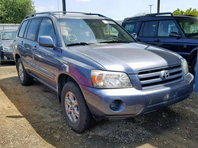 JTEGP21A650082574 - 2005 TOYOTA HIGHLANDER GRAY photo 1