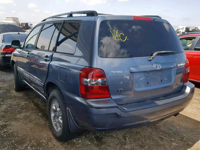 JTEGP21A650082574 - 2005 TOYOTA HIGHLANDER GRAY photo 3