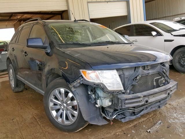 2FMDK3JC5ABA04255 - 2010 FORD EDGE SEL BLACK photo 1