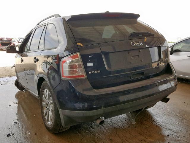 2FMDK3JC5ABA04255 - 2010 FORD EDGE SEL BLACK photo 3