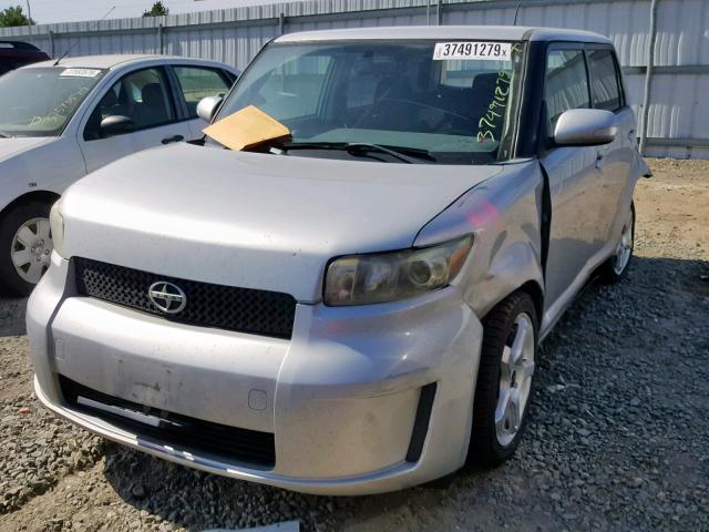 JTLKE50E181054694 - 2008 TOYOTA SCION XB 银色 照片 2