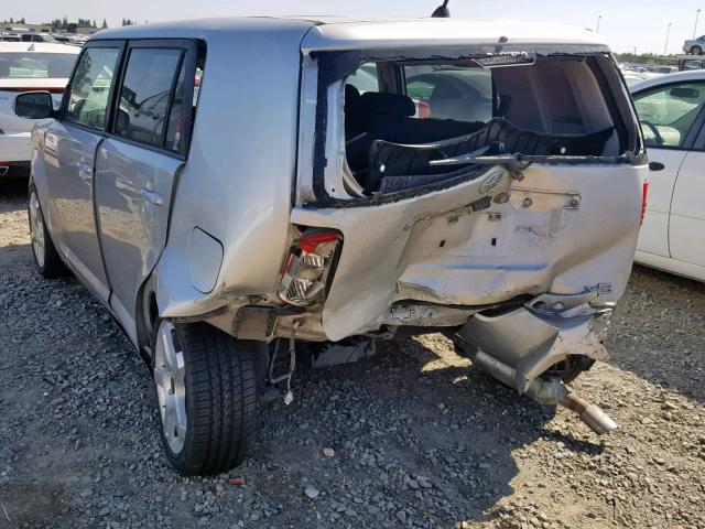 JTLKE50E181054694 - 2008 TOYOTA SCION XB 银色 照片 3