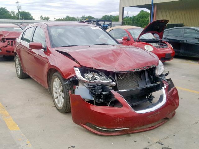 1C3CCBBB8EN158437 - 2014 CHRYSLER 200 TOURIN MAROON photo 1