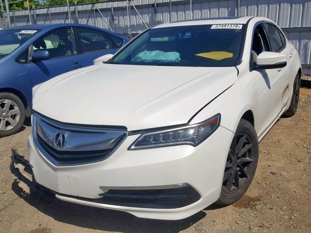 19UUB1F34FA028794 - 2015 ACURA TLX WHITE photo 2