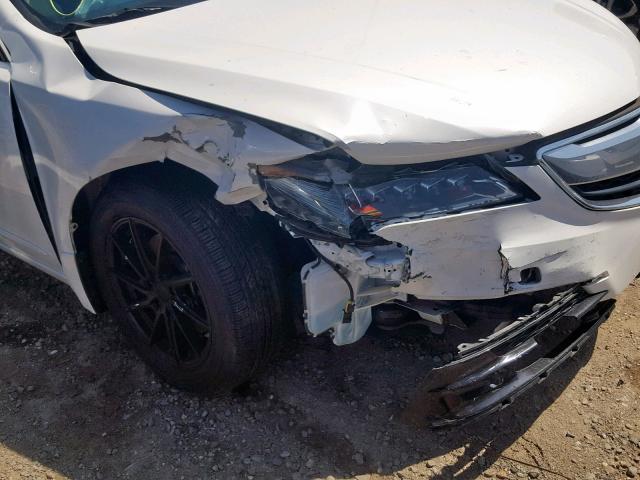 19UUB1F34FA028794 - 2015 ACURA TLX WHITE photo 9