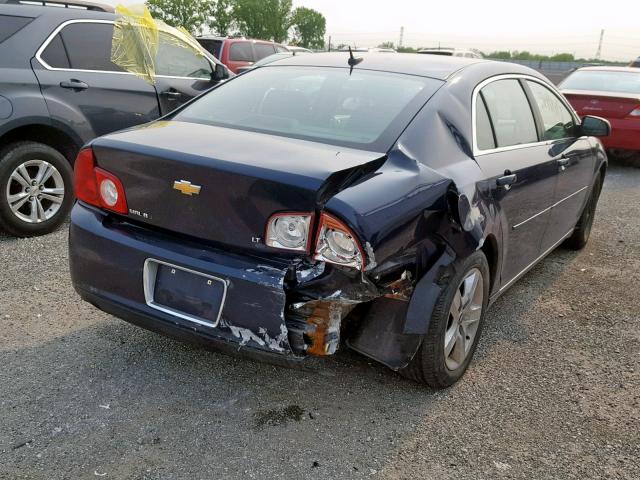 1G1ZH57B39F100567 - 2009 CHEVROLET MALIBU 1LT BLUE photo 4
