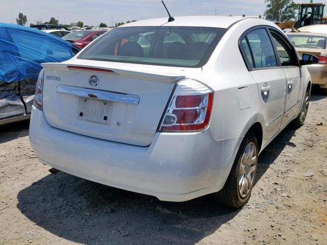 3N1AB6AP8BL730017 - 2011 NISSAN SENTRA 2.0 WHITE photo 4