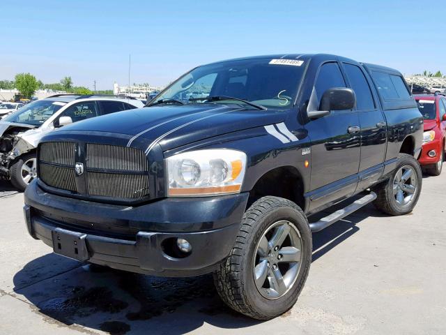 1D7HU18266J211232 - 2006 DODGE RAM 1500 S BLACK photo 2