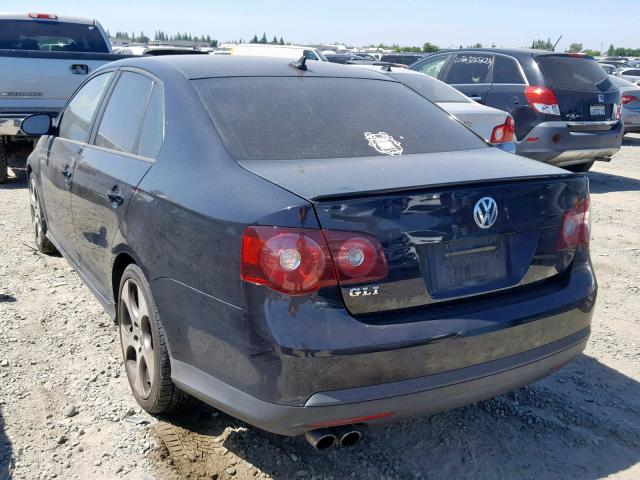 3VWFJ71K28M099748 - 2008 VOLKSWAGEN GLI AUTOBA BLACK photo 3