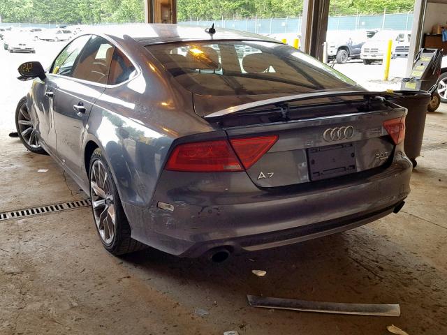 WAU2GAFC9DN048291 - 2013 AUDI A7 PRESTIG CHARCOAL photo 3