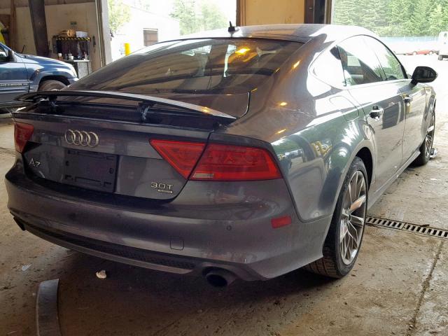 WAU2GAFC9DN048291 - 2013 AUDI A7 PRESTIG CHARCOAL photo 4