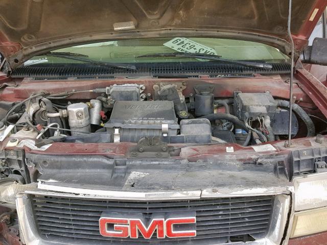 1GKDM19W4WB513515 - 1998 GMC SAFARI XT BROWN photo 7